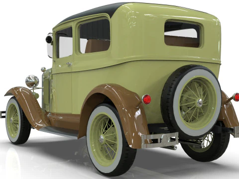 Model A Tudor 1930 3D Model