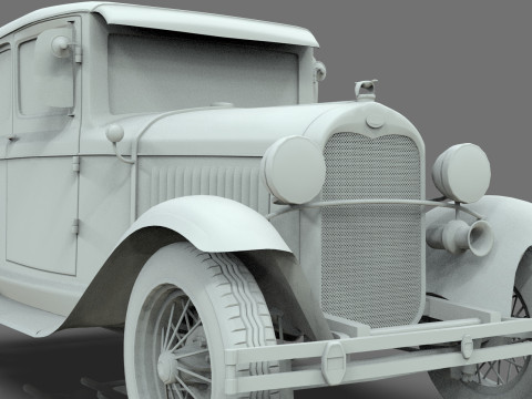 Model A Tudor 1930 Model 3D