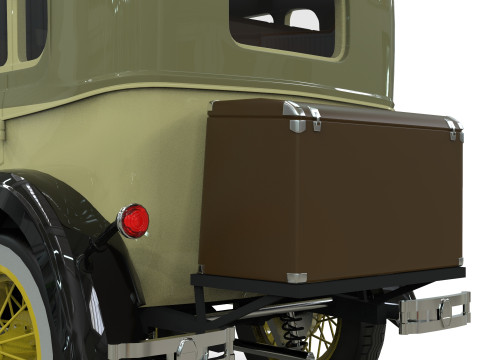 Model A Sedan 4 Doors 1930 3D Модель