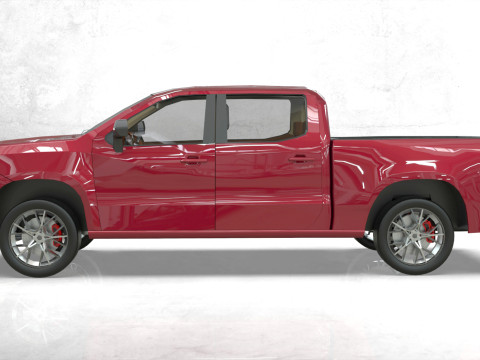 Chevy Silverado 2020 concept Low-poly 3Dモデル