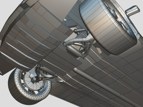 Chevy Silverado 2020 concept Low-poly 3Dモデル