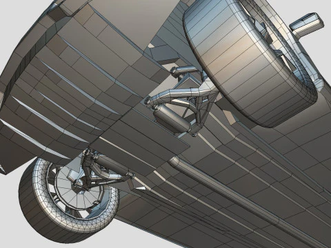 Chevy Silverado 2020 concept Low-poly 3D Model