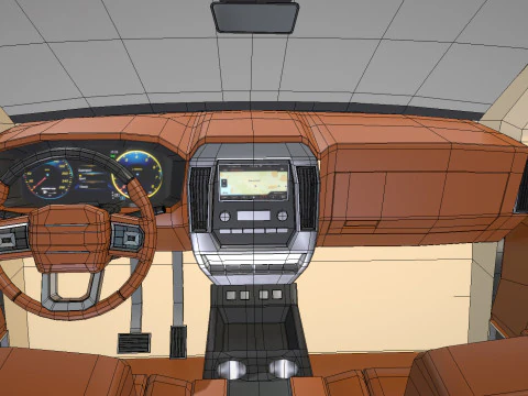 Chevy Silverado 2020 concept Low-poly 3D Model