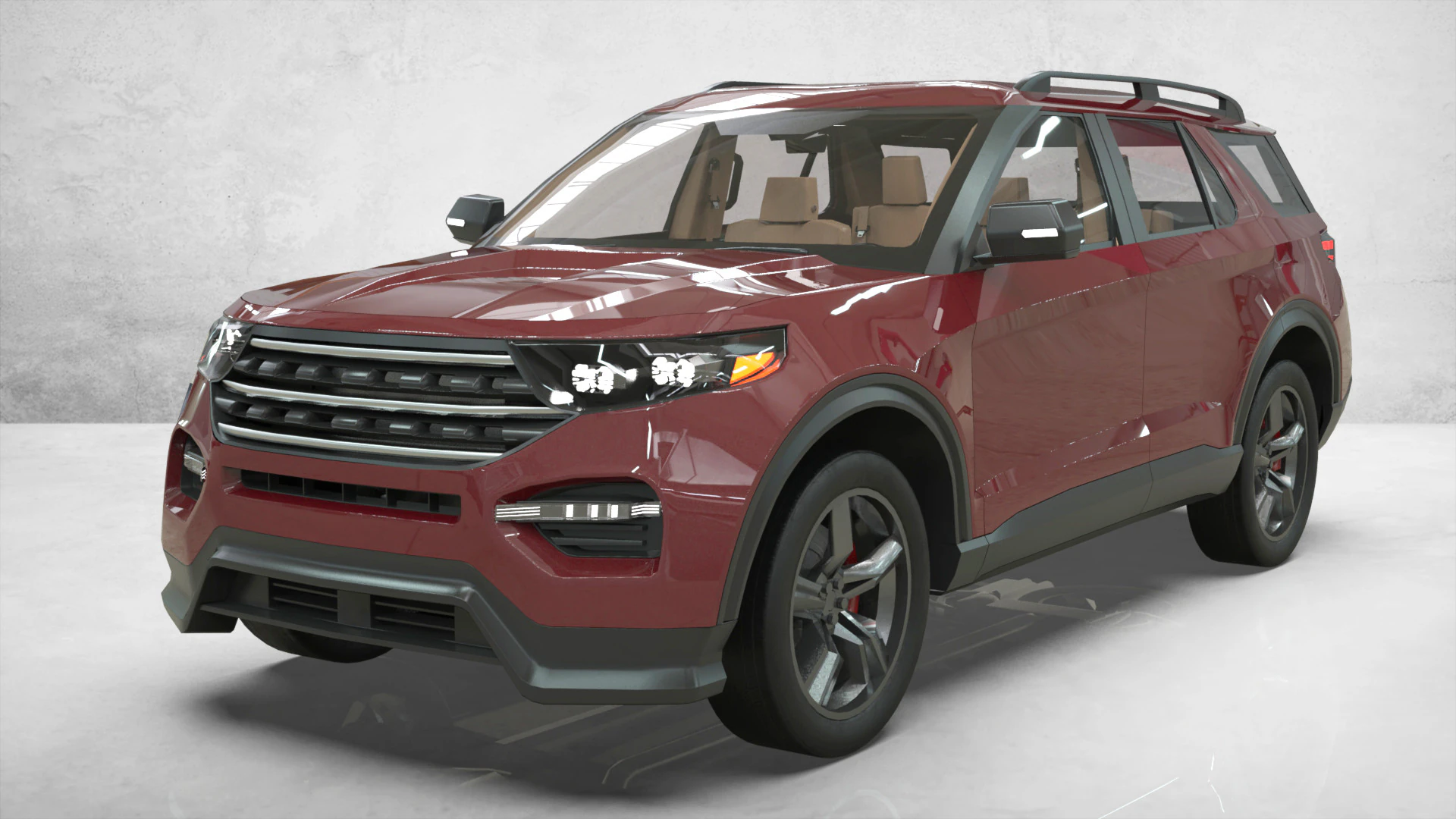 Explorer 2020 lowpoly concept 3D Model .c4d .max .obj .3ds .fbx .stl .blend 