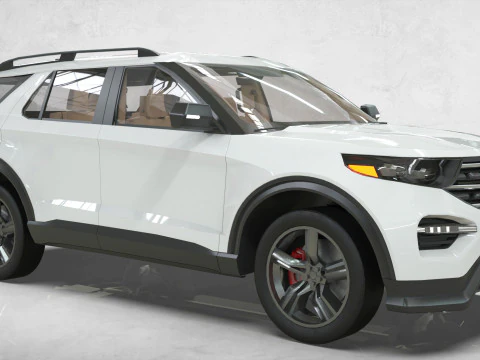 Explorer 2020 lowpoly concept 3D Model