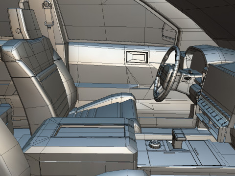 Explorer 2020 lowpoly concept 3D Модель