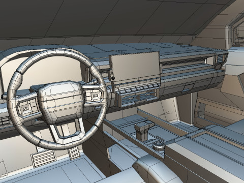 Explorer 2020 lowpoly concept 3D Модель