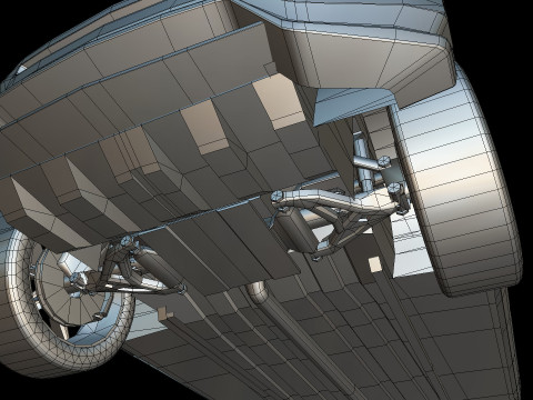 Explorer 2020 lowpoly concept 3D Модель