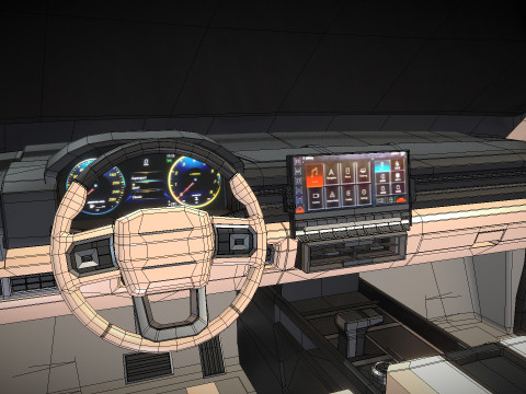 Explorer 2020 lowpoly concept 3D Модель