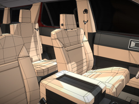 Explorer 2020 lowpoly concept 3D Модель