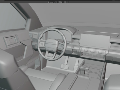 Explorer 2020 lowpoly concept 3D Модель