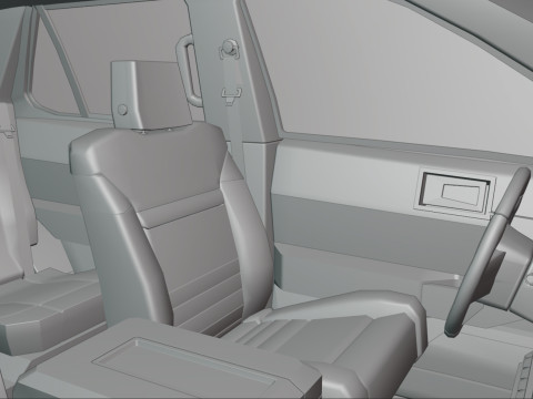 Explorer 2020 lowpoly concept 3D Модель
