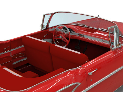 Chevrolet Impala Convertible 1958 3D Model