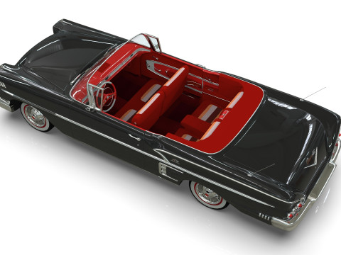 Chevrolet Impala Convertible 1958 3D Model