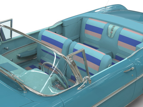 Chevrolet Impala Convertible 1958 3D Model