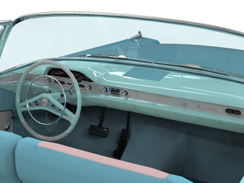 Chevrolet Impala Convertible 1958 3D Model