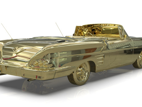 Chevrolet Impala Convertible 1958 3D Model