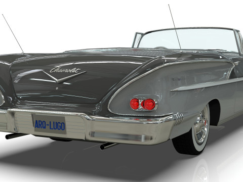 Chevrolet Belair Convertible 1958 Modelo 3D