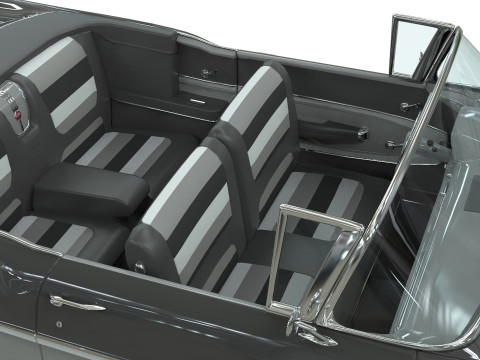 Chevrolet Belair Convertible 1958 Modelo 3D