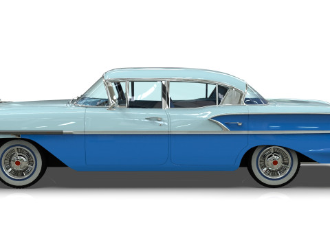 Chevrolet Belair Sedan 1958 3D मॉडल