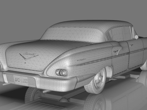 Chevrolet Belair Sedan 1958 3D मॉडल