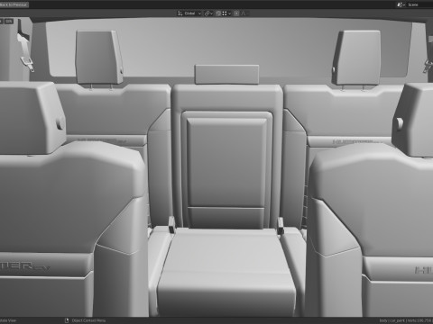 GMC HUMMER EV 2021 Electric truck Low-poly 3D मॉडल