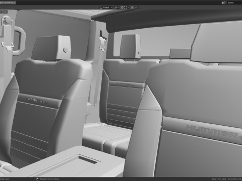 GMC HUMMER EV 2021 Electric truck Low-poly 3D मॉडल