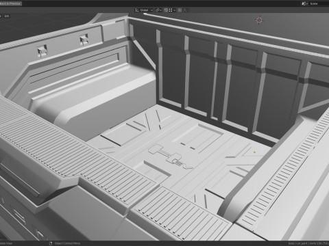 GMC HUMMER EV 2021 Electric truck Low-poly 3D मॉडल
