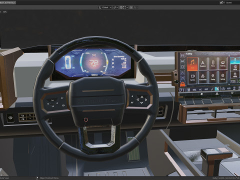 GMC HUMMER EV 2021 Electric truck Low-poly 3D मॉडल