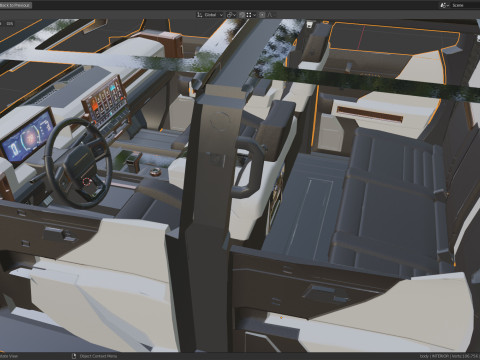 GMC HUMMER EV 2021 Electric truck Low-poly 3D मॉडल