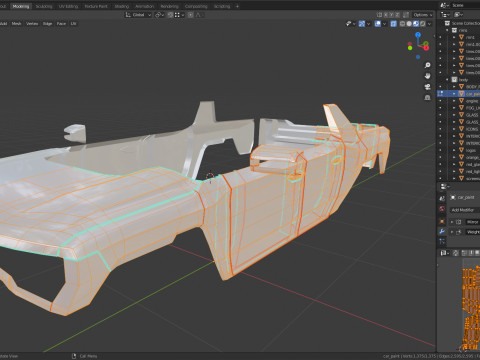 GMC HUMMER EV 2021 Electric truck Low-poly 3D मॉडल
