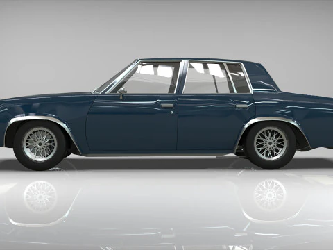 Chevrolet Malibu 1981 Low-poly 3D Model