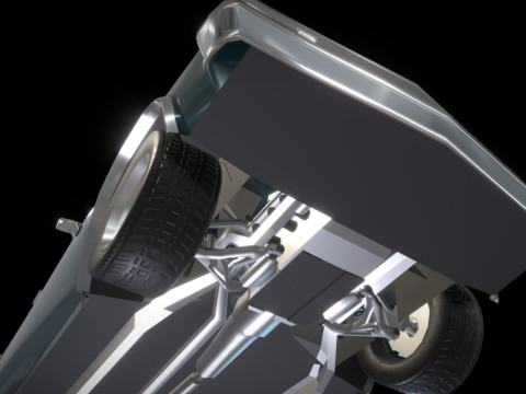 Chevrolet Malibu 1981 Low-poly 3D 모델