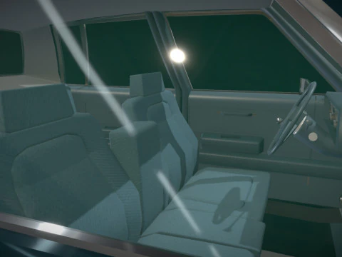 Chevrolet Malibu 1981 Low-poly 3D Model
