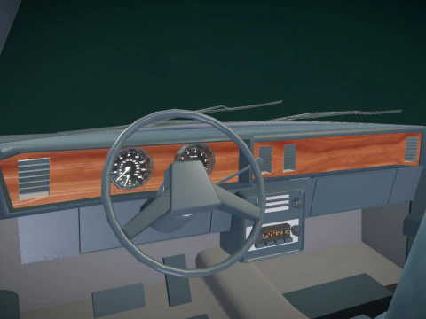 Chevrolet Malibu 1981 Low-poly 3D Model