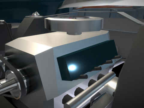 Chevrolet Malibu 1981 Low-poly 3D 모델
