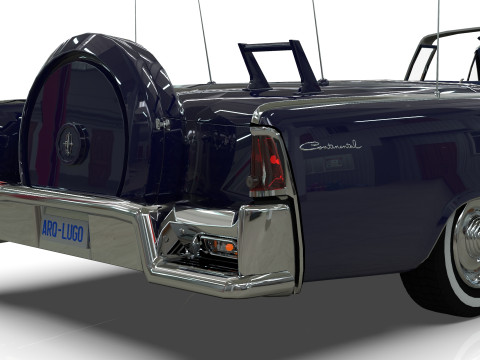 Lincoln Continental X100 1962 Low-poly 3D 모델
