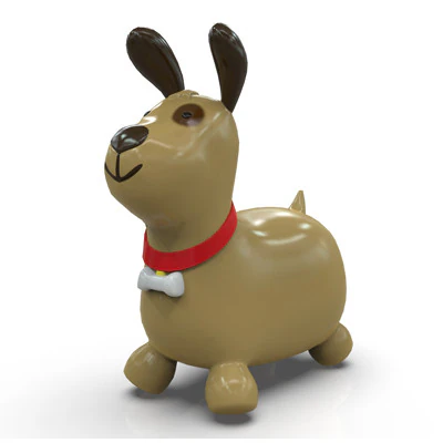 Dog Toy Low-poly 3D Model .c4d .max .obj .3ds .fbx .stl .blend 