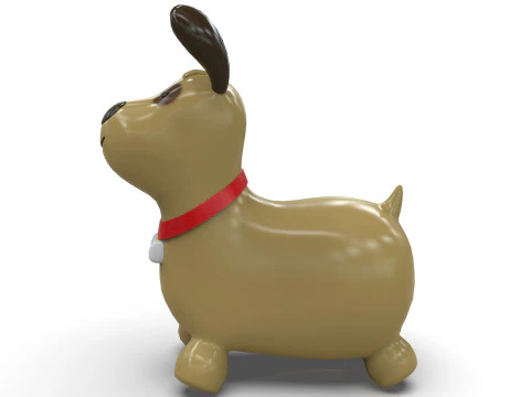 Dog Toy Low-poly 3D Model