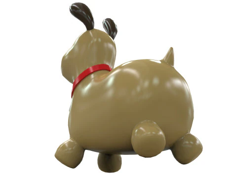 Dog Toy Low-poly 3D Model