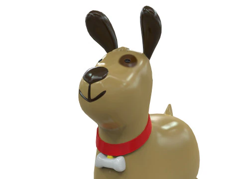 Dog Toy Low-poly 3D Model
