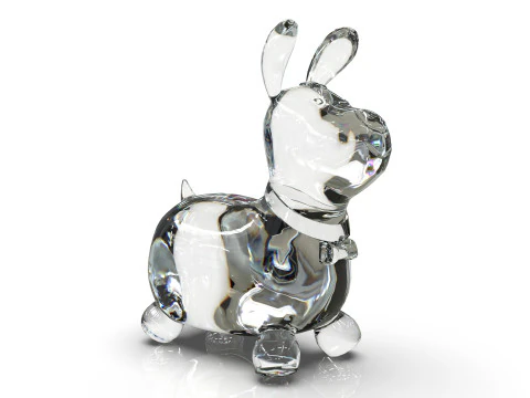 Dog Toy Low-poly 3D Model