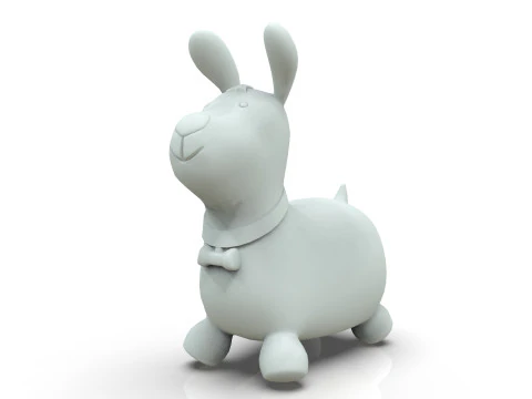 Dog Toy Low-poly 3D Model