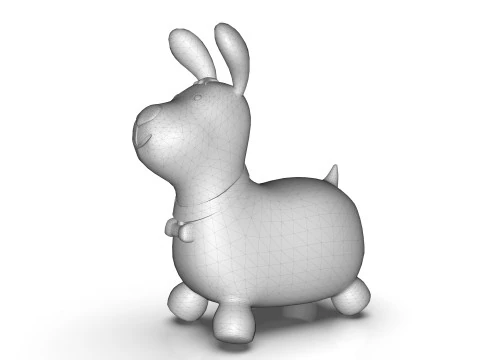 Dog Toy Low-poly 3D Model