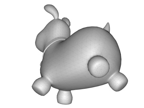 Dog Toy Low-poly 3D Model