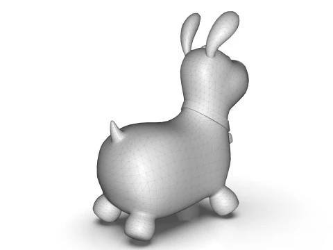Dog Toy Low-poly 3D Model