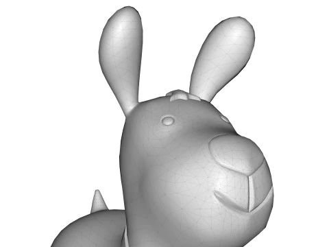 Dog Toy Low-poly 3D Model
