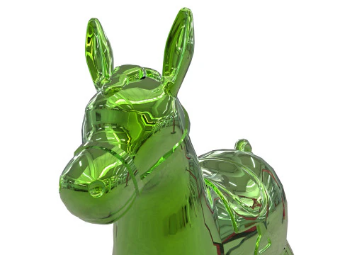 Zabawka Osioł Model 3D