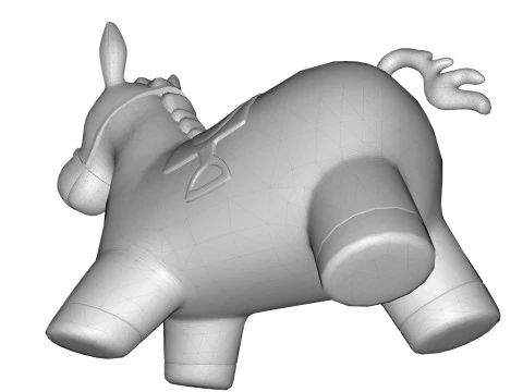 Zabawka Osioł Model 3D