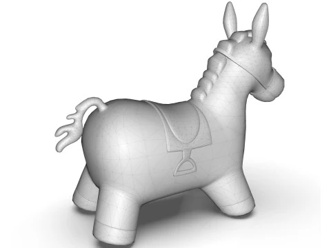 Zabawka Osioł Model 3D